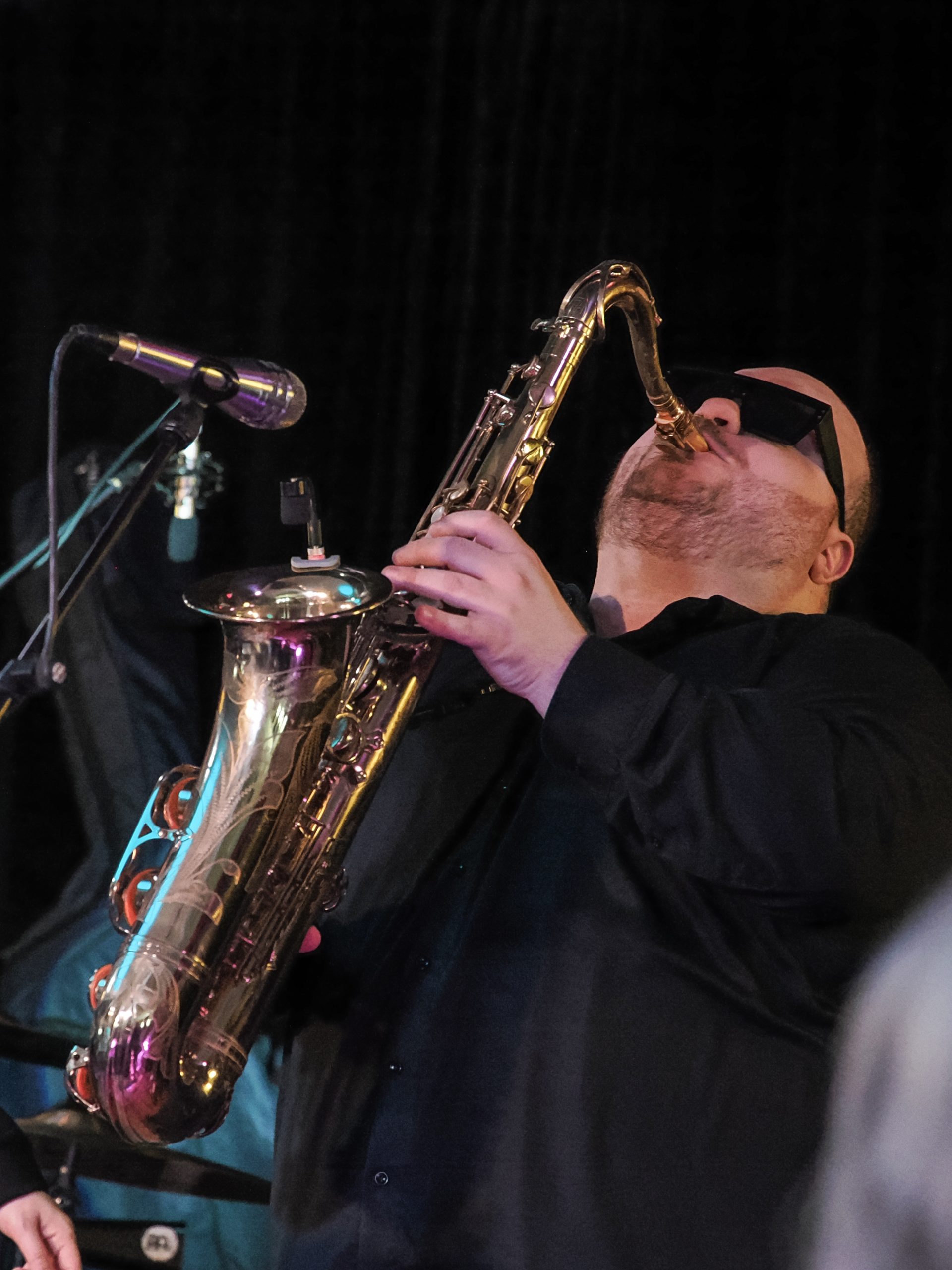 Leonardo Tancredi live am Saxophon
