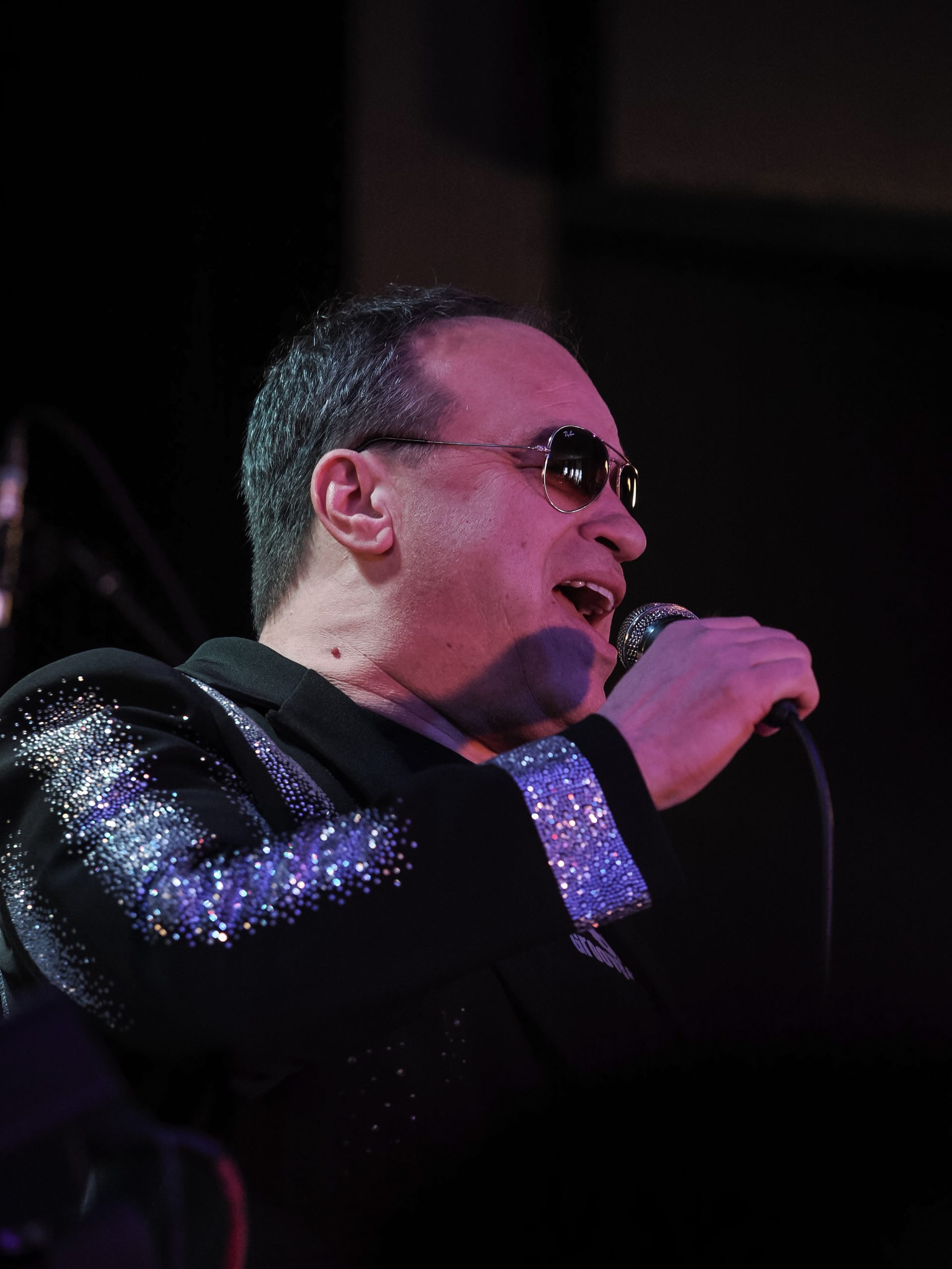 Michele Tancredi live auf der Bühne